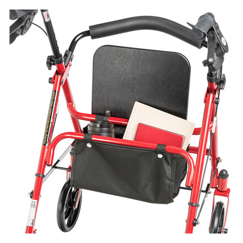 Durable 4 Wheel Rollator with 7.5" Casters